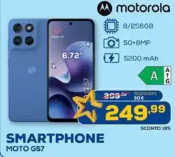 Euronics motorola SMARTPHONE MOTO G57 offerta