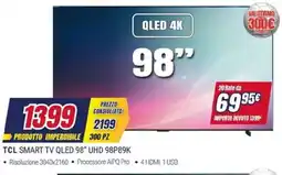 Trony TCL SMART TV QLED 98" UHD 98P89K offerta