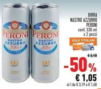 Birra NASTRO AZZURRO PERONI