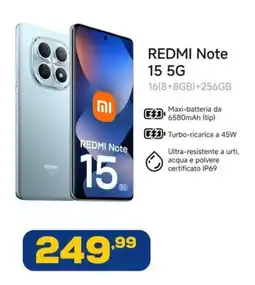 Euronics REDMI Note 15 5G offerta