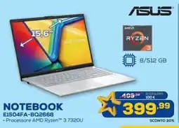 Euronics ASUS NOTEBOOK E1504FA-BQ2668 offerta