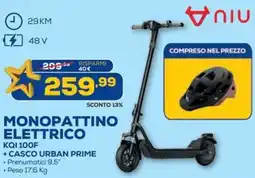 Euronics NIU MONOPATTINO ELETTRICO KQI 100F offerta