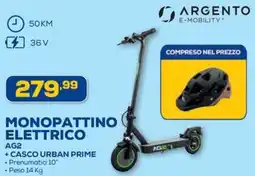Euronics Argento monopattino elettrico offerta