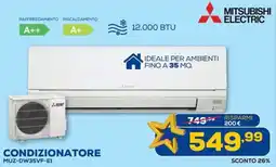 Euronics MITSUBISHI ELECTRIC CONDIZIONATORE MUZ-DW35VF-E1 offerta