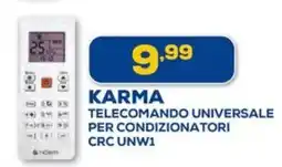 Euronics Karma telecomando universale per condizionatori CRC UNW1 offerta