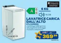 Euronics Hotpoint ARISTON LAVATRICE CARICA DALL'ALTO HTLCARE665 offerta