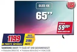 Trony SAMSUNG SMART TV OLED 65" UHD QE65S85FAEXZT offerta
