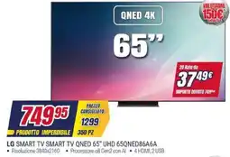 Trony LG SMART TV SMART TV QNED 65" UHD 65QNED86A6A offerta