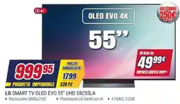 Trony LG SMART TV OLED EVO 55" UHD 55C55LA offerta