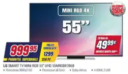 Trony LG SMART TV MINI RGB 55" UHD 55MRGB87B6B offerta