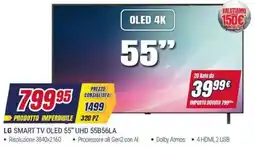 Trony LG SMART TV OLED 55" UHD 55B56LA offerta