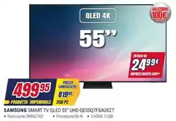 Trony SAMSUNG SMART TV QLED 55" UHD QE55Q7F5AUXZT offerta