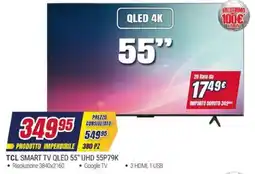 Trony TCL SMART TV QLED 55" UHD 55P79K offerta