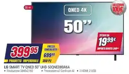 Trony LG SMART TV QNED 50" UHD 50QNED80A6A offerta