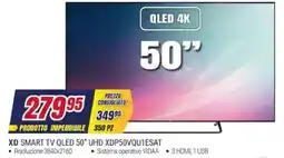 Trony XD SMART TV QLED 50" UHD XDP50VQU1ESAT offerta