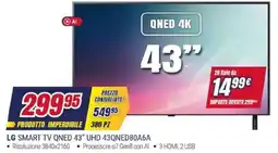 Trony LG SMART TV QNED 43" UHD 43QNED80A6A offerta