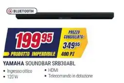 Trony YAMAHA SOUNDBAR SRB30ABL offerta