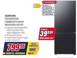 Trony SAMSUNG FRIGORIFERO COMBINATO MAXI RB50DG601EB1EF offerta