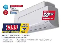 Trony DAIKIN CLIMATIZZATORE DUALSPLIT 2AMXF40A+ATXF25G+ATXF35G offerta