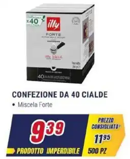 Trony Illy confezione da 40 cialde offerta