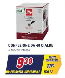 Trony Illy confezione da 40 cialde offerta