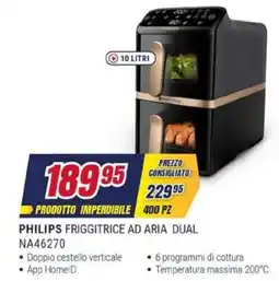 Trony PHILIPS FRIGGITRICE AD ARIA DUAL NA46270 offerta