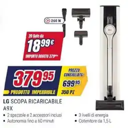 Trony LG SCOPA RICARICABILE A9X offerta