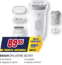 Trony BRAUN EPILATORE SE7041 offerta