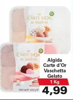 Alvama Algida Carte d'Or Vaschetta Gelato offerta