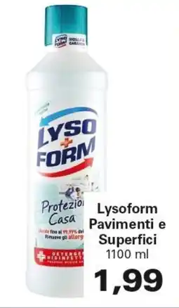 Alvama Lysoform Pavimenti e Superfici offerta