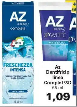 Alvama Az Dentifricio linea Complet/3D offerta