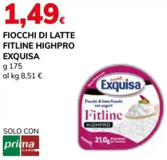 Basko Fiocchi di latte fitline highpro EXQUISA offerta