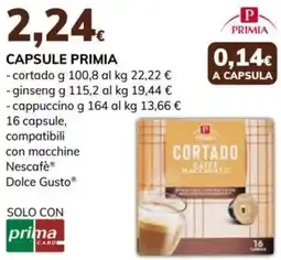 Basko Capsule PRIMIA offerta