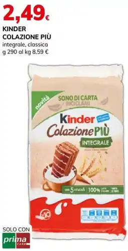 Basko Kinder colazione più offerta