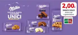 Basko Snack dolci Milka offerta