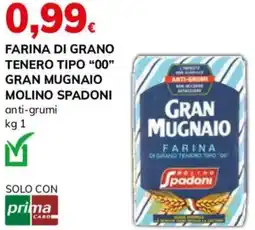 Basko Farina di grano tenero tipo "00" gran mugnaio MOLINO SPADONI offerta