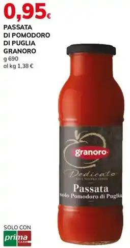 Basko Passata di pomodoro di puglia GRANORO offerta