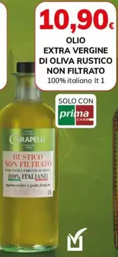 Basko Olio extra vergine di oliva rustico non filtrato CARAPELLI offerta