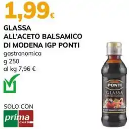 Basko Glassa all'aceto balsamico di modena igp PONTI offerta