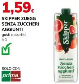 Basko Skipper zuegg senza zuccheri aggiunti offerta