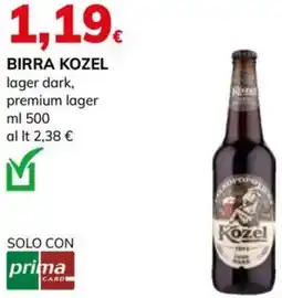 Basko Birra KOZEL offerta