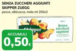 Basko Senza zuccheri aggiunti SKIPPER ZUEGG offerta