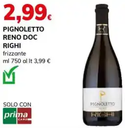 Basko Pignoletto reno doc RIGHI offerta