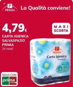 Basko Carta igienica salvaspazio PRIMIA offerta