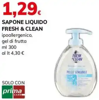 Basko Sapone liquido FRESH & CLEAN offerta