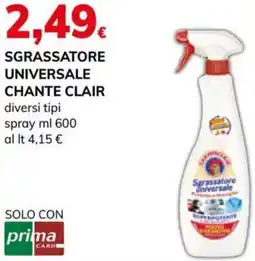 Basko Sgrassatore universale CHANTE CLAIR offerta