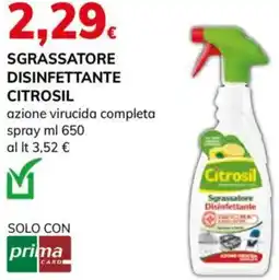 Basko Sgrassatore disinfettante CITROSIL offerta