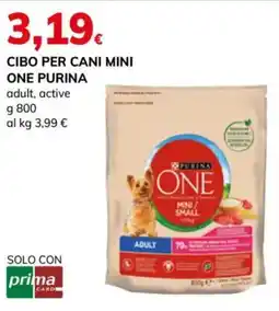 Basko Cibo per cani mini ONE PURINA offerta