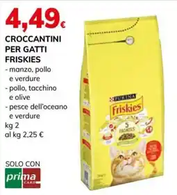 Basko Croccantini per gatti FRISKIES offerta