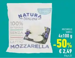 Conad Superstore Mozzarelle SABELLI offerta